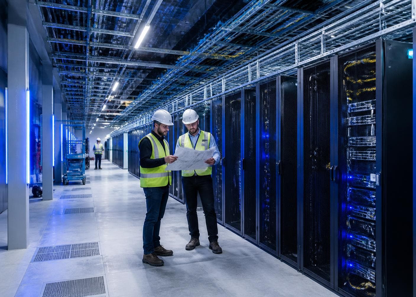 Data centre construction site in Iceland